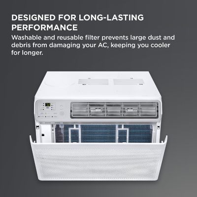 Image showing  14,000 BTU 115 V Smart Window Air Conditioner Cools 700 sq. ft. with Remote and Wi-Fi Enabled