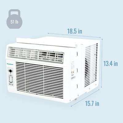 Image showing  8,000 BTU 115V Window Air Conditioner Cools 350 sq. ft. with Remote