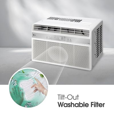 Image showing  10,000 BTU 115V Window Air Conditioner Cools 450 sq. ft. with Remote