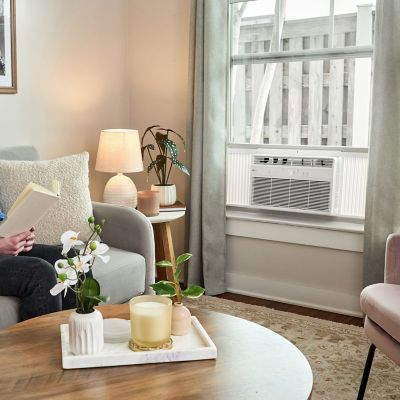 Image showing 9 th LG 10,000 BTU 115V Window Air Conditioner Cools 450 sq. ft. with Remote