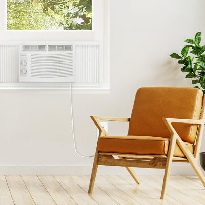 Image showing 8 th Amana 5,000 BTU 115V Window-Mounted Air Conditioner Cools 150 sq. ft. with Mechanical Controls