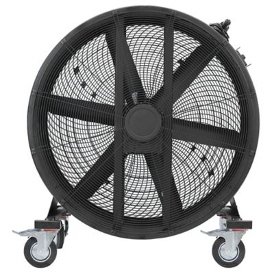 Image showing  Industrial Drum Fan, 25,000 CFM High-Velocity Fan with DC Motor, Variable Speed, Heavy-Duty 6-Blade Design