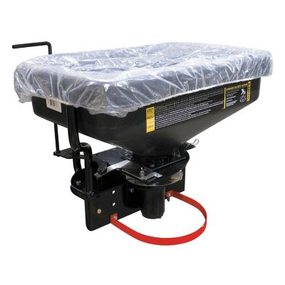 Image showing  ATV-UTV 2.2 Cubic Foot Dry Material Spreader with Cover - Rack Mount
