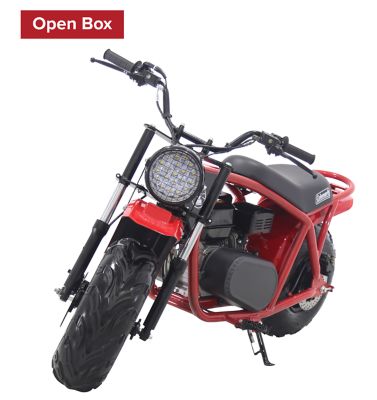 Coleman Powersports Open Box 196cc Gas Mini Bike with Front and Rear Disc Brakes, CVT