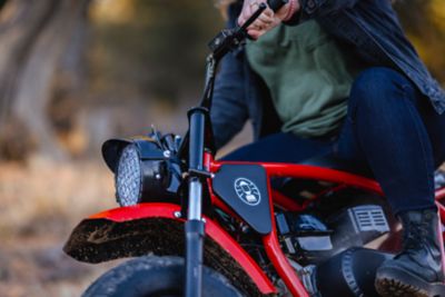 Image showing  Open Box 196cc Gas Mini Bike with Front and Rear Disc Brakes, CVT