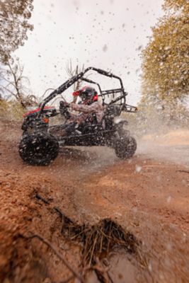 Image showing  Open Box 196cc Two-Seater Go-Kart