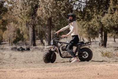 Image showing  Open Box 196cc Gas Mini Bike with Rear Disc Brakes - Camo