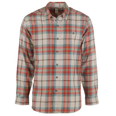 Blue Mountain Men's Plaid Long-Sleeve Flannel Shirt