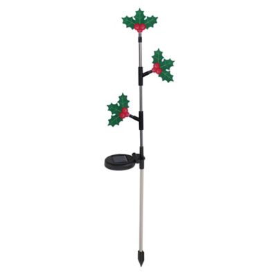 Lux Landscape Solar Triple Holly Leaf