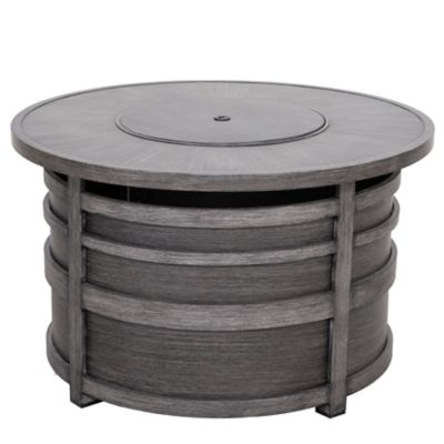 Image showing  40 in. Fire Pit Table, 50,000 BTU Propane Fire Pit with Lid