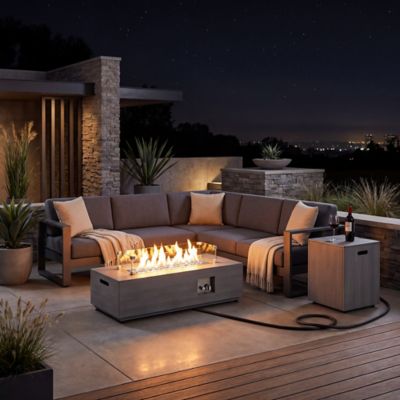 Image showing  43 in. Gas Fire Pit Table