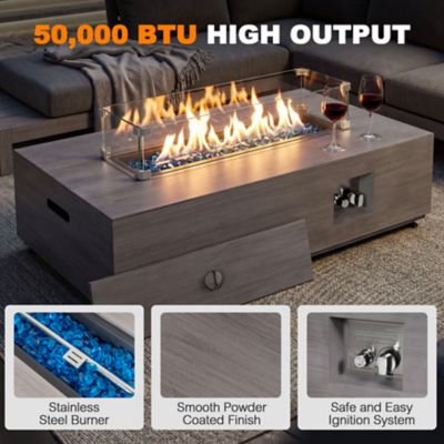 Image showing  43 in. Gas Fire Pit Table