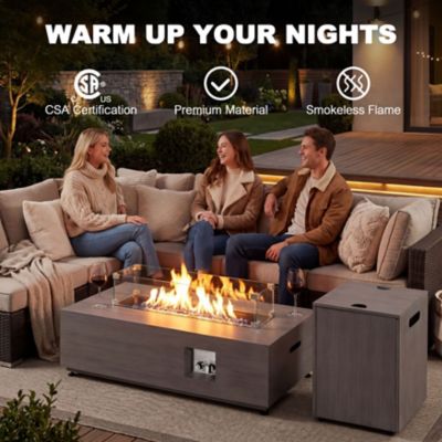 Image showing  43 in. Gas Fire Pit Table