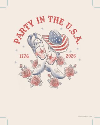 Image showing  Women's Short Sleeve Tee Party Usa Nat