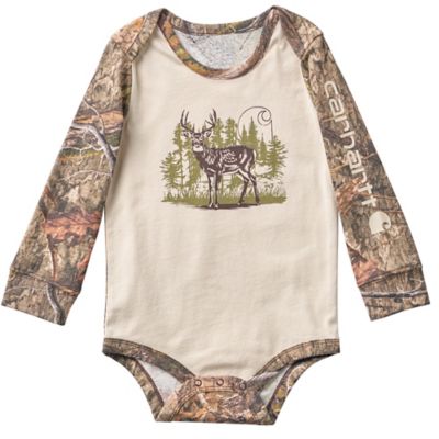 Carhartt Infant Boy's Long Sleeve Deer BodySuit