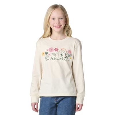 Carhartt Child Girl's Long-Sleeve Script T-Shirt