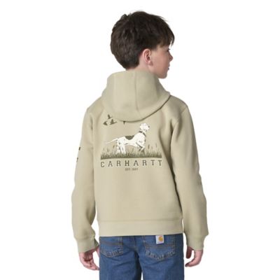 Carhartt Child Boy's Long-Sleeve Dog Graphic Sweatshirt