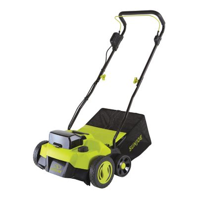Sun Joe 48V iON+ Cordless 15 in. 5-Position Walk-Behind Lawn Dethatcher