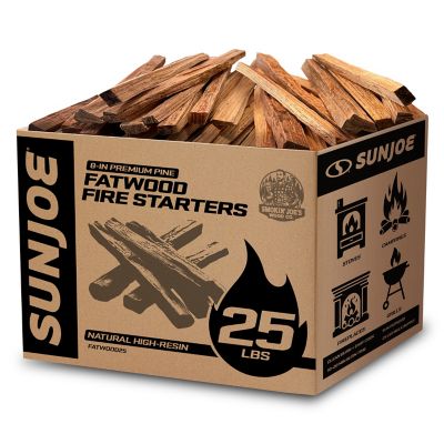 Sun Joe Fatwood Fire Starter Sticks, 25 lb. Case