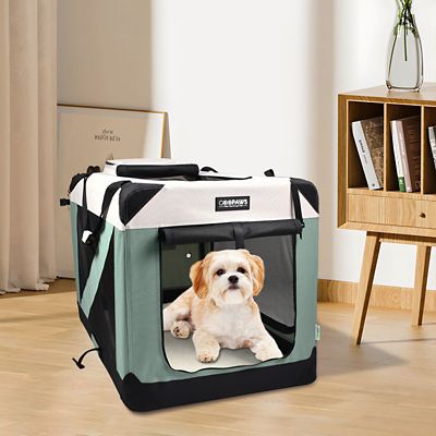 Image showing 5 th GOOPAWS 3-Door Collapsible Soft-Sided Dog Crate