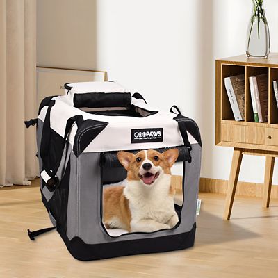 Image showing 5 th GOOPAWS 3-Door Collapsible Soft-Sided Dog Crate