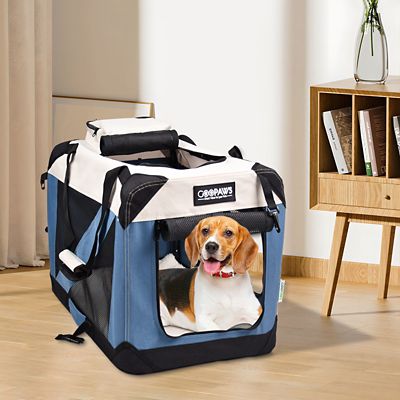 Image showing 5 th GOOPAWS 3-Door Collapsible Soft-Sided Dog Crate