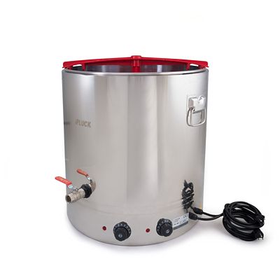 Hatching Time Stainless Steel Poultry Scalder With Manual Dunker, 26 gal.