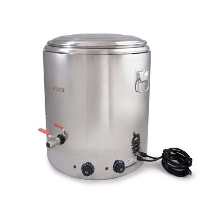 Image showing  Stainless Steel Poultry Scalder With Manual Dunker, 26 gal.