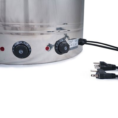 Image showing  Stainless Steel Poultry Scalder With Manual Dunker, 26 gal.