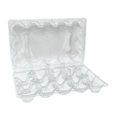 Hatching Time 1 Pack Clear Plastic Egg Cartons for 15 Chicken Eggs