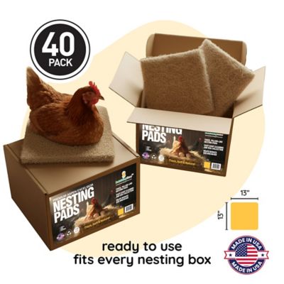 Hatching Time Premium Nesting Pads For Poultry, 40 pk.