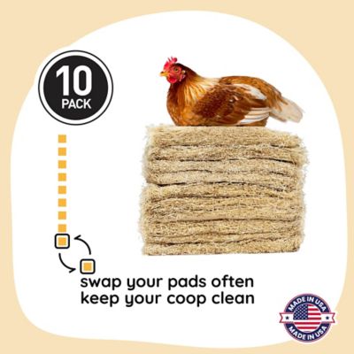 Image showing 1 th Hatching Time Premium Nesting Pads For Poultry, 10 pk.
