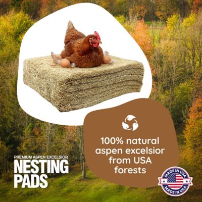 Image showing 2 th Hatching Time Premium Nesting Pads For Poultry, 10 pk.