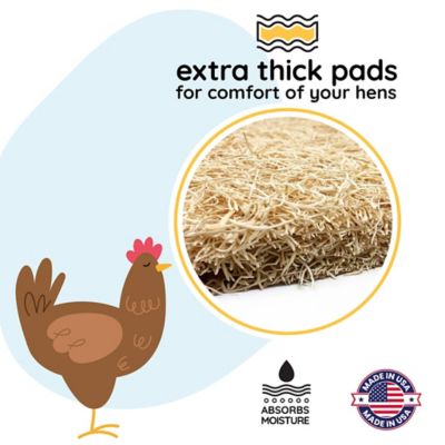 Image showing 3 th Hatching Time Premium Nesting Pads For Poultry, 10 pk.