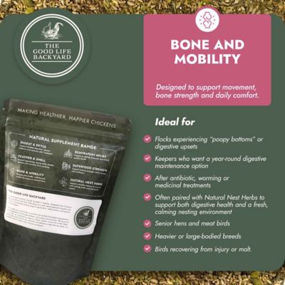 Image showing  Bone and Mobility Natural Joint & Bone Support for Chickens, 1 lb. Pouch