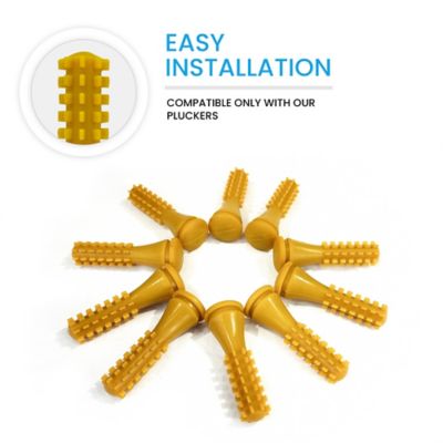 Image showing  Natural Rubber Chicken Plucking Fingers ProA, 50 pk.