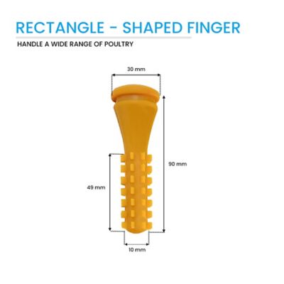 Image showing  Natural Rubber Chicken Plucking Fingers ProA, 100 pk.