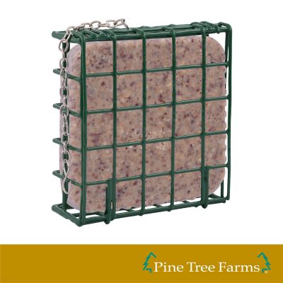 Image showing 2 th Pine Tree Farms Peanut Butter Suet Cakes for Wild Birds 12 oz., Pack of 12