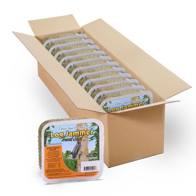 Pine Tree Farms Log Jammer Insect Suet Plugs for Wild Birds, Refills for Log Feeders 9.4 oz., 12 pk.