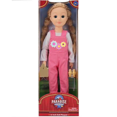 Paradise Horses 16 in. Doll Chicken Farmer