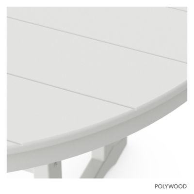 Image showing  Lakeside 5 pc. Round Farmhouse Dining Set, White