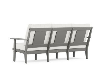 Image showing  Prairie Deep Seating Sofa in Slate Grey/Natural Linen