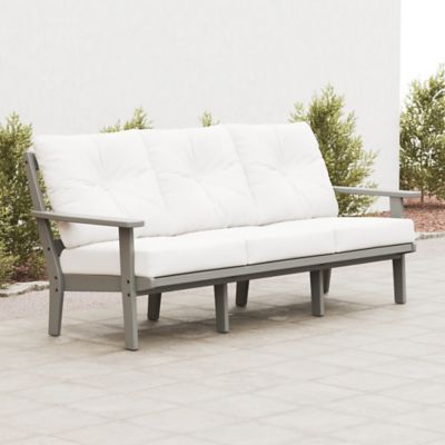 Image showing  Prairie Deep Seating Sofa in Slate Grey/Natural Linen