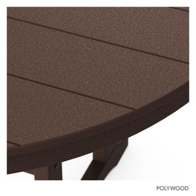 Image showing  Lakeside 5 pc. Round Farmhouse Dining Set, Mahogany