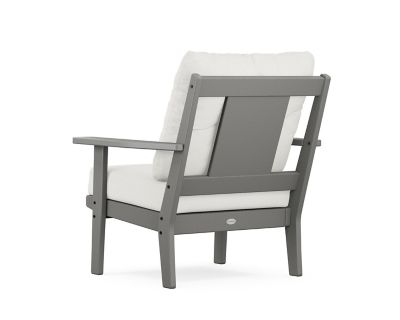 Image showing  Prairie Deep Seating Chair in Slate Grey/Natural Linen