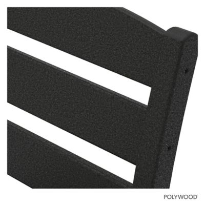 Image showing  Lakeside 7 pc. Farmhouse Dining Set with Trestle Legs, Black