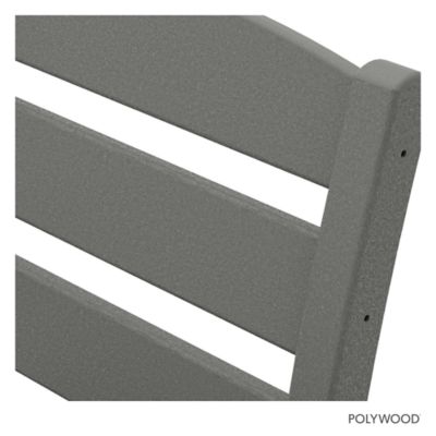 Image showing  Lakeside 7 pc. Farmhouse Dining Set with Trestle Legs, Slate Grey