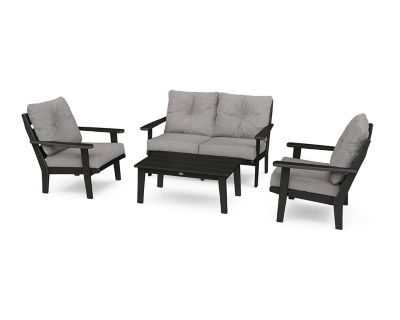 POLYWOOD Lakeside 4-Piece Deep Seating Set