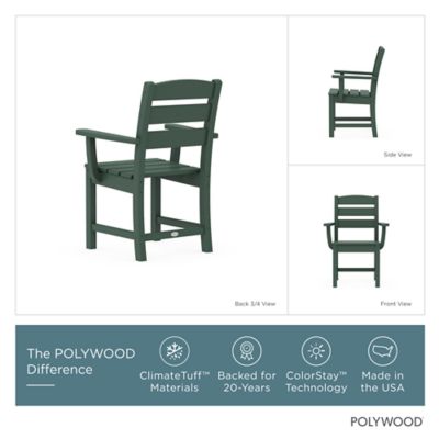 Image showing  Lakeside 7 pc. Farmhouse Dining Set with Trestle Legs, Green