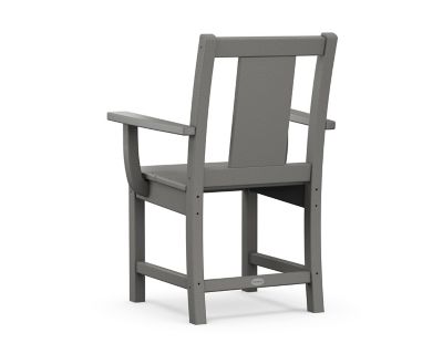 Image showing  Prairie 5-Piece Round Farmhouse Dining Set in Slate Grey